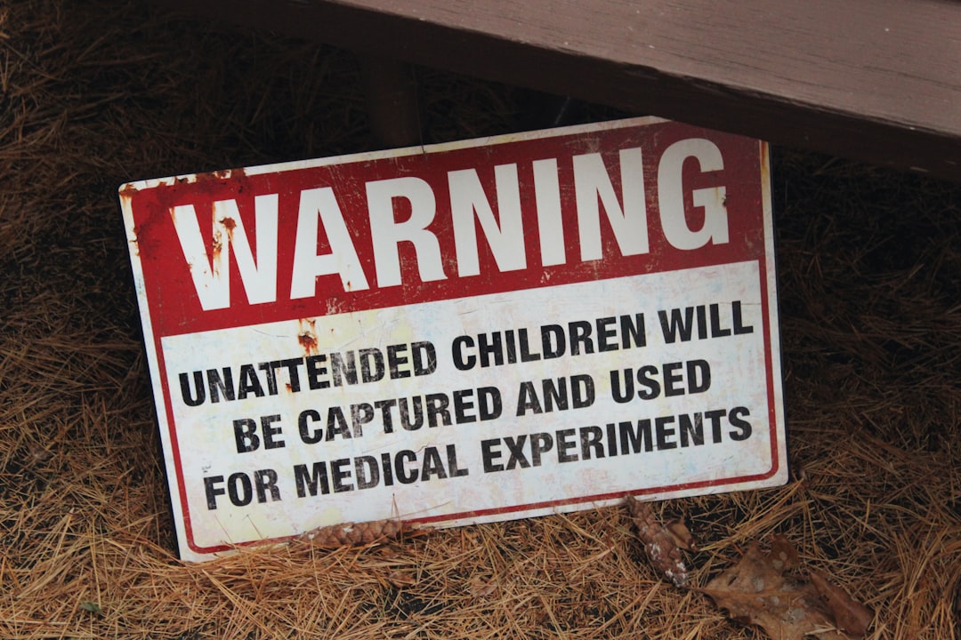 Photo Warning sign